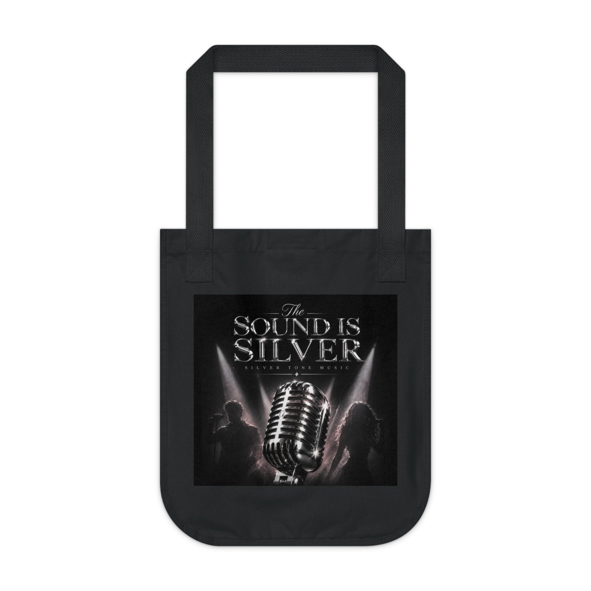 Silver Tone Music Sound Is Silver Tote Bag