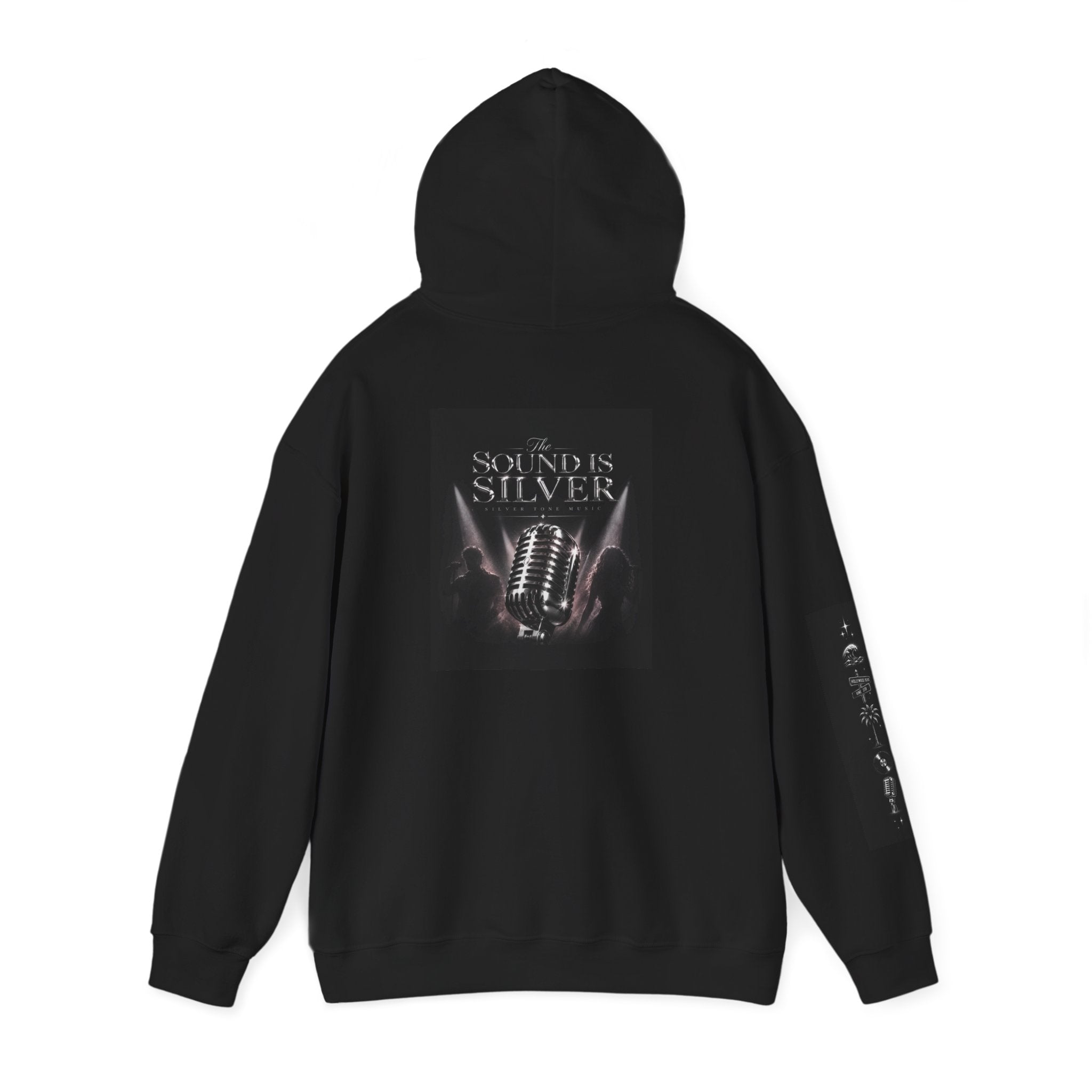 Silver Tone Music Sound Is Silver Hoodie