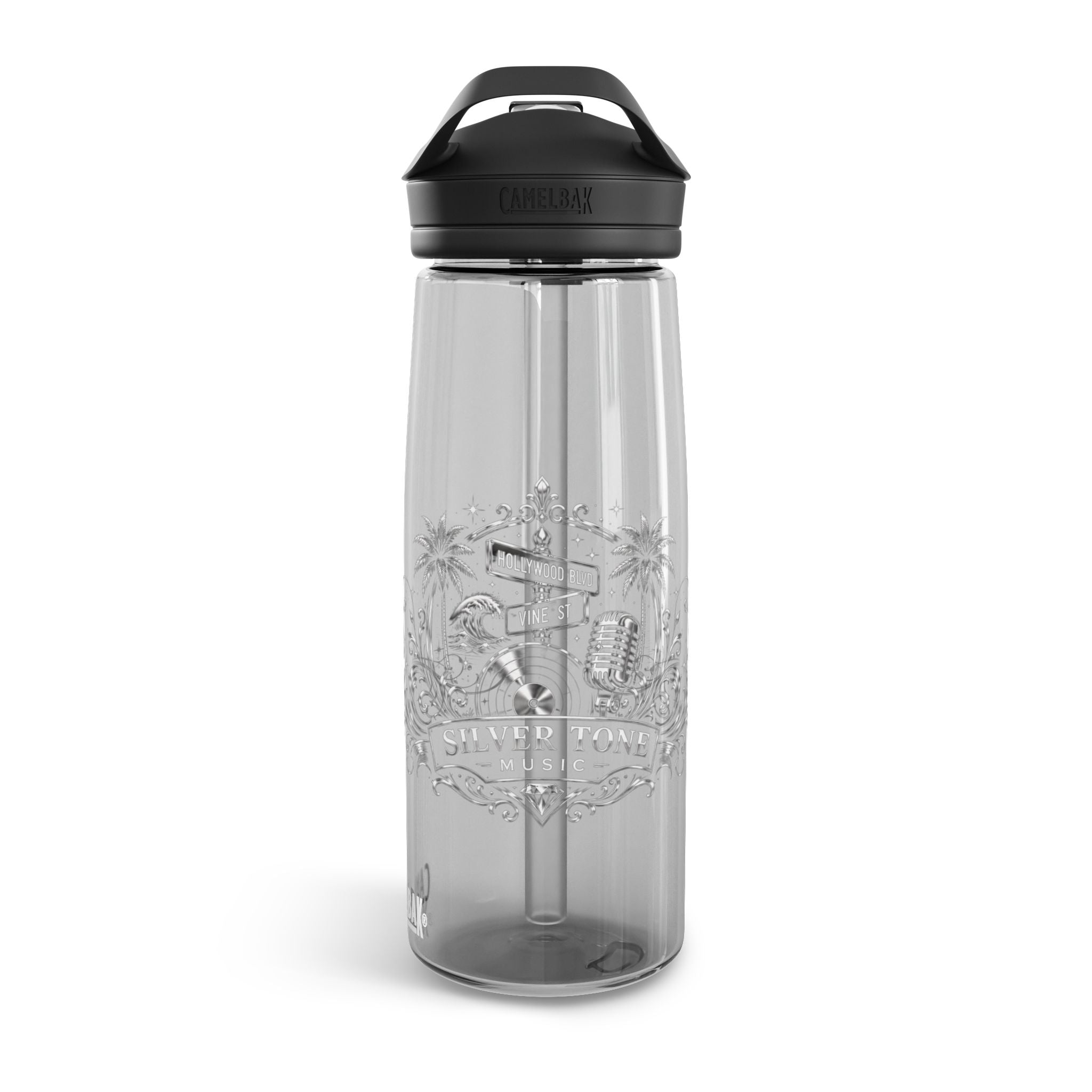 Silver Tone Music Cali Dreams Water Bottle | CamelBak Eddy 20oz/25oz