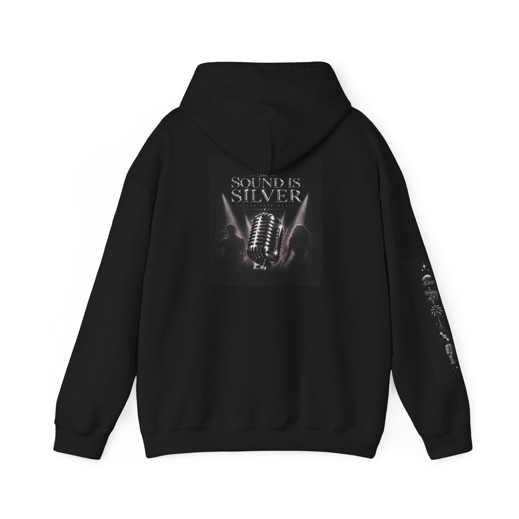 Silver Tone Music Sound Is Silver Hoodie