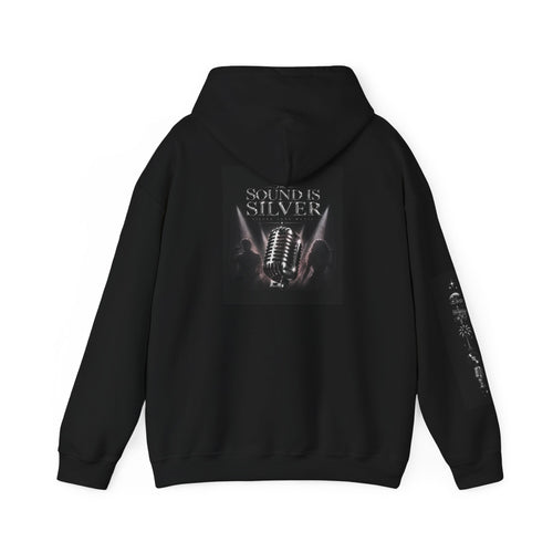 Silver Tone Music Sound Is Silver Hoodie