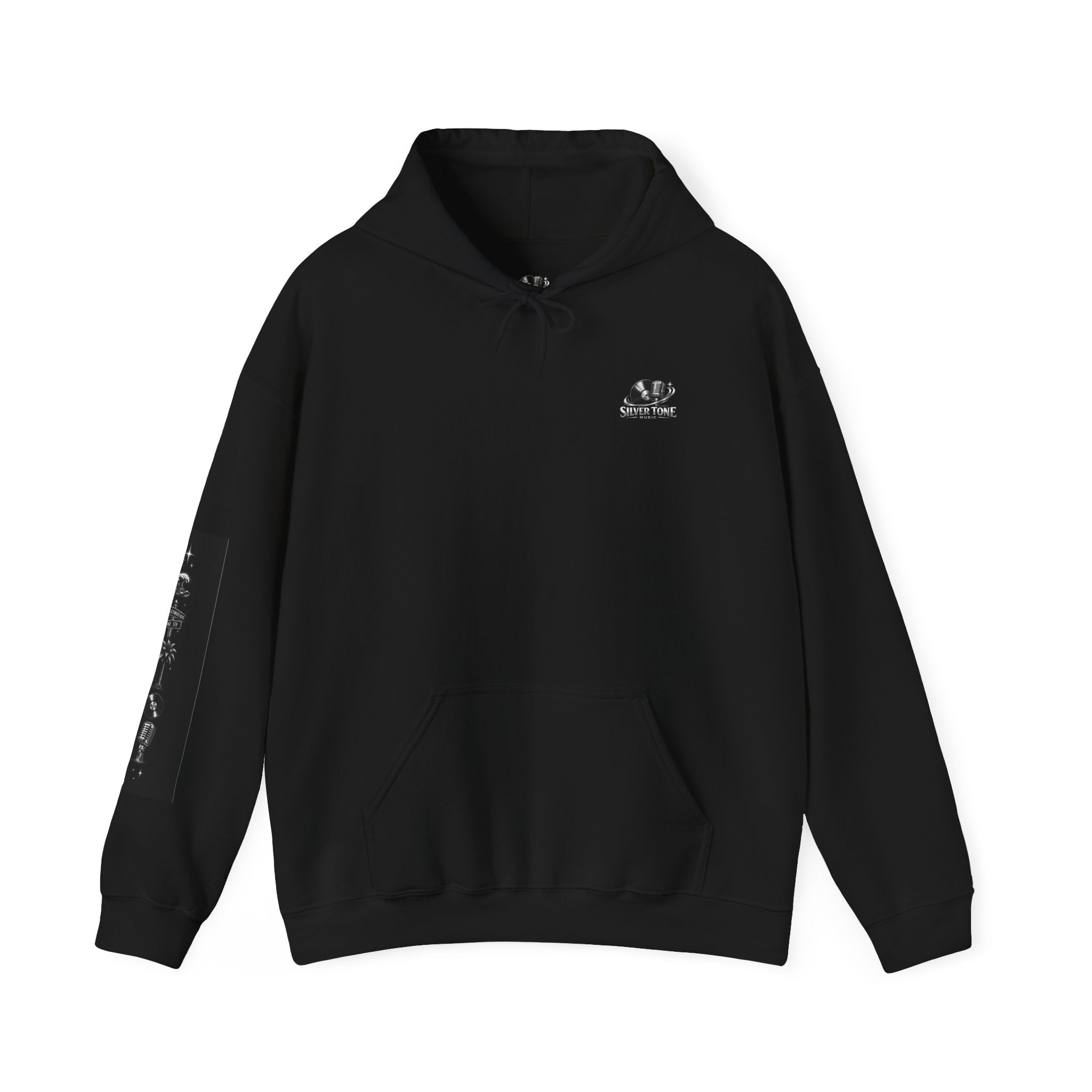 Silver Tone Music Sound Is Silver Hoodie